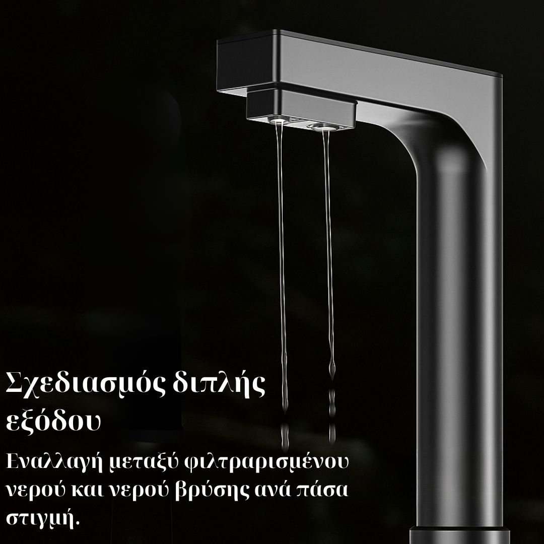 Έξυπνο Σύστημα Αντίστροφης Όσμωσης με Θέρμανση, Ψύξη, Έξυπνη Ψηφιακή Βρύση & Λάμπα UV για απολύμανση - WST-490A - Image 4