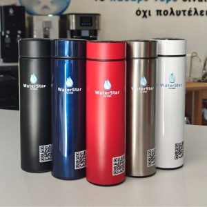 Smart Θερμός Νερού από Ανοξείδωτο Ατσάλι με Led Δείκτη Θερμοκρασίας  - Waterstar - WST-500A