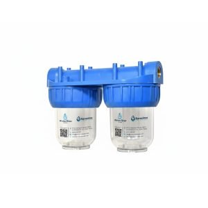 Διπλή φιλτροθήκη strong κεντρικής παροχής 5″-1/2″ WaterStar Simple Series