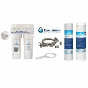 Φίλτρο Διπλό Κάτω Πάγκου με σπιράλ WaterStar Simple Series