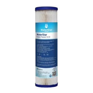 Ανταλλακτικά φίλτρα πλισέ 10" WaterStar Simple Pleated 10-20